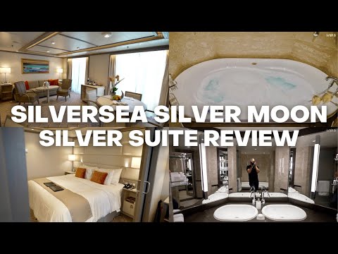 A complete indulgence in modern ultra luxury! Silversea Cruises Silver Moon 'Silver Suite' Review