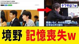 【衝撃】境野春彦さん、自民党が「ナフサ危機収束」を発表するも何事もなく次の高市批判へwww