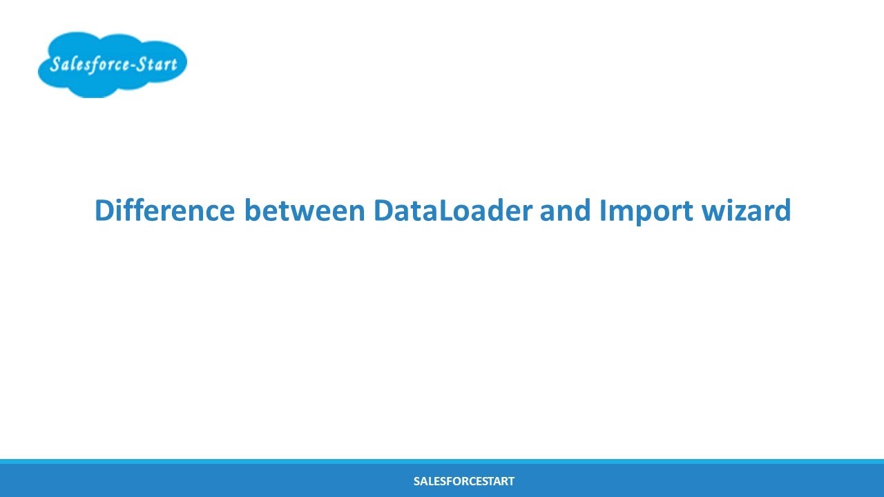 Difference between DataLoader and Import wizard
