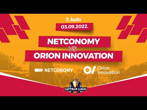 03.09.2022  LETNJA LIGA GRUPA B  7.kolo  Netconomy -  Orion Innovation
