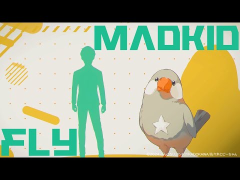 MADKID / FLY (TV anime "Sasaki and Peeps" Opening Theme) Lyric Video