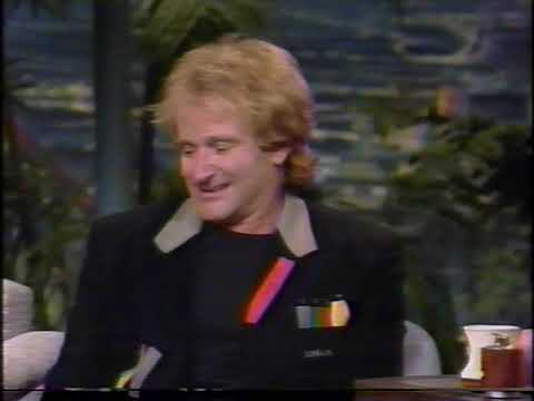Robin Williams on the tonight show with Johnny Carson