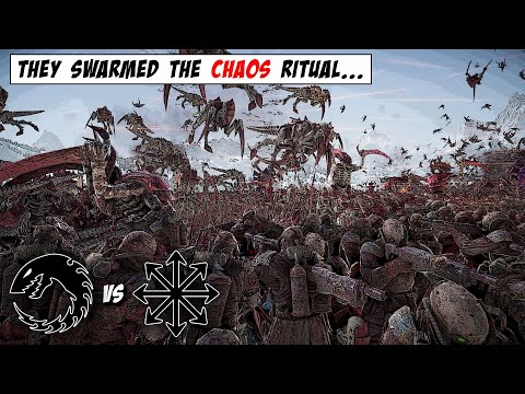 6 MILLION TYRANIDS v CHAOS RITUAL! | Warhammer 40K | MODDED UEBS2