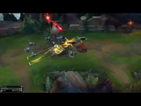 LoL- Fiora 2v1 Dive