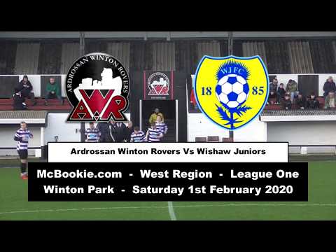 Ardrossan Winton Rovers Vs Wishaw Juniors - McBookie.com - West Region - League One  01/02/2020