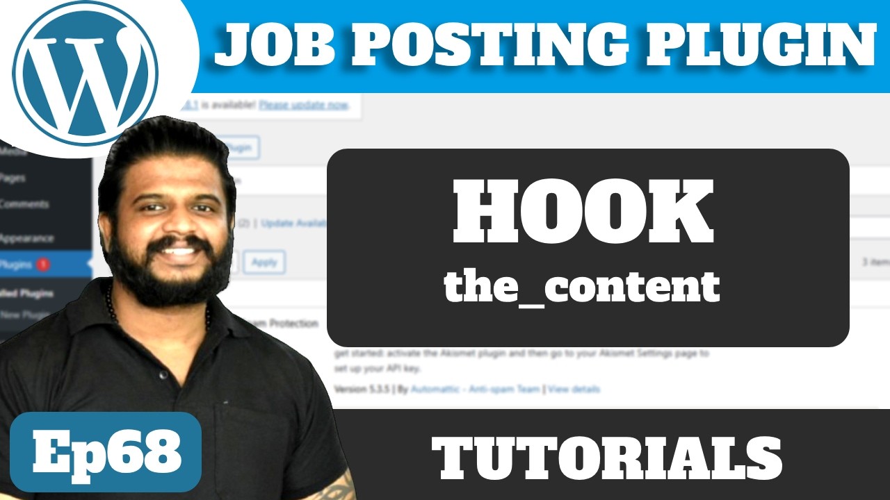 Ep68 - Job Posting Wordpress Plugin Tutorial with Source Code