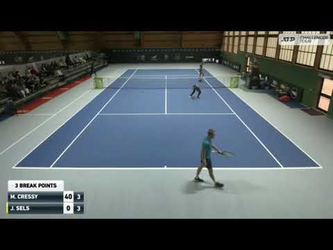 Maxime Cressy (USA) vs Jelle Sels (NED) 1 Round Forli 3 challenger
