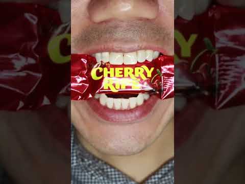 ASMR | Cadbury Cherry Ripe 🍒🍫 #DoctorTristanPeh #ASMR #shorts