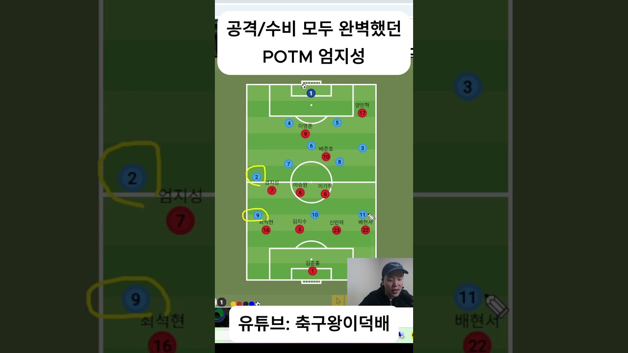 [아시안게임] Man of the match 엄지성(한국 vs 일본 축구 결승전)