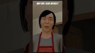 Schoolboy Runaway: Mom Slaps Herself #shorts #gaming #ai