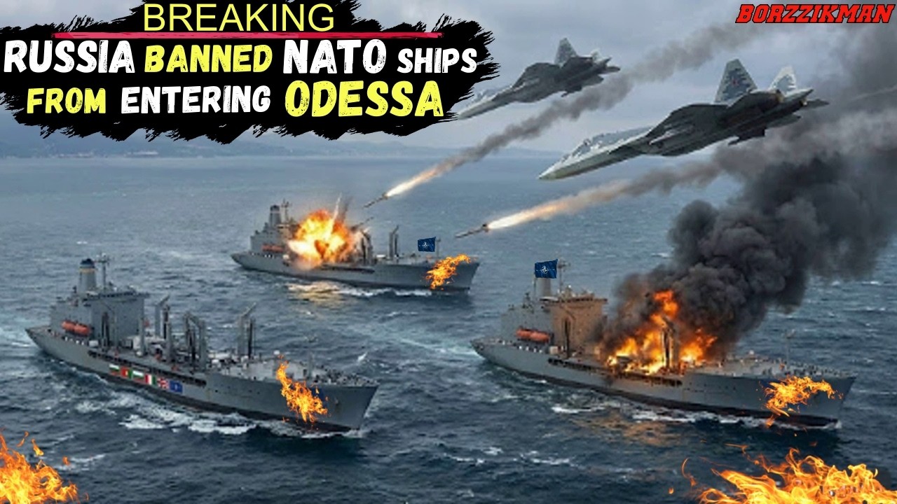 Tensions Rise: Russia began sinking Enemy Ships off the coast of ROMANIA! The WEST is losing ODESSA!