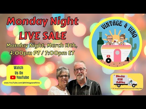 Monday Night Live Sale, March 13th @ 7:00pm EST.
