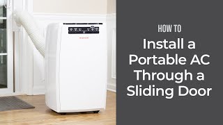 How to Install a Portable Air Conditioner Through a Sliding Door | Sylvane
