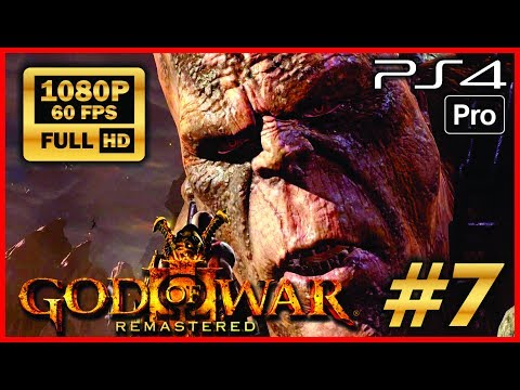 God of War 3 Remastered Walkthrough Part 7 "The Fall of Cronos" PS4 PRO Full HD 60fps gameplay