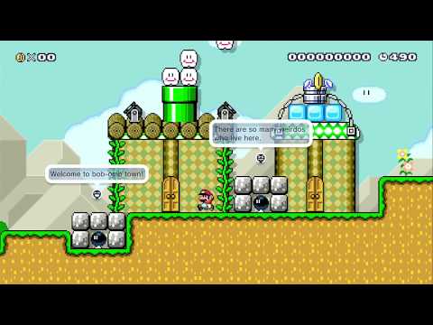 Bob-omb story part 1-comments on by Dodde - Miiverse - SUPER MARIO MAKER - NO COMMENTARY 1bh