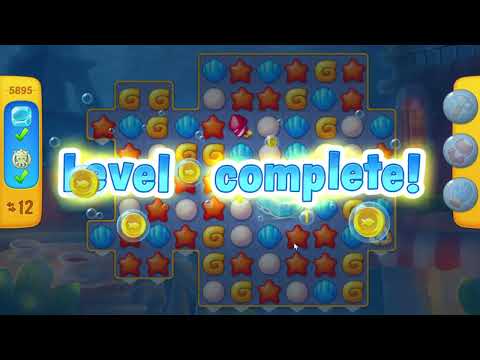 Fishdom 5895 Level - 29 moves - NO BooSTERS