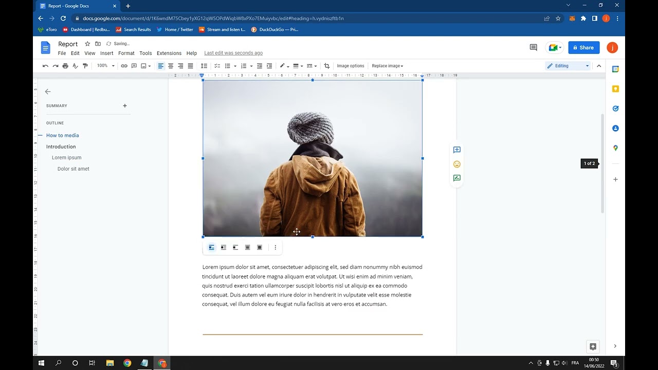 How To Make And Create a Report Document on Google Docs PC