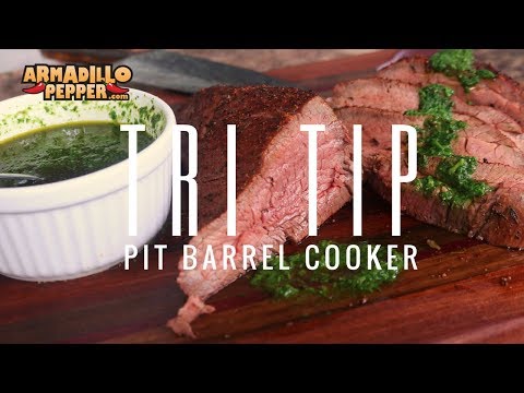 Argentine Tri Tip with Chimichurri Sauce on the Pit Barrel Cooker