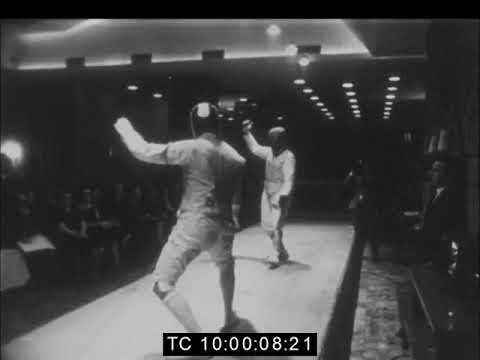 1963 England - Italy Fencing