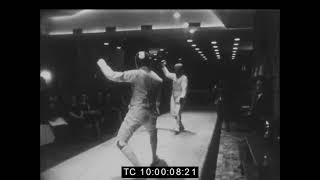 1963 England - Italy Fencing