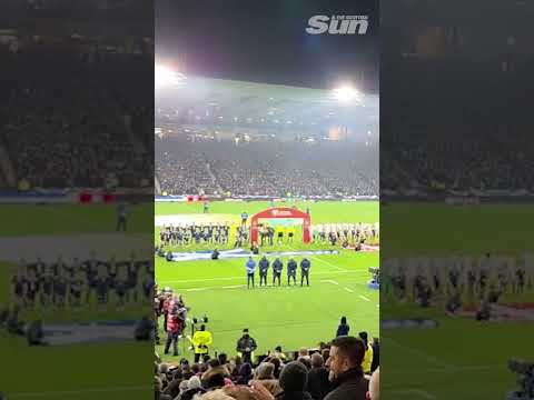 The national anthem at Hampden was absolutely spine-tingling tonight