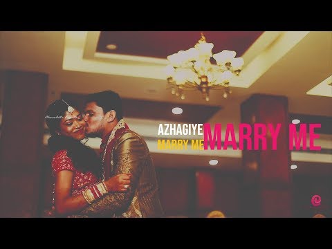 Arun & Gomathi I Reception  Highlights | Azhagiye Lyric Video I Chocolate Events