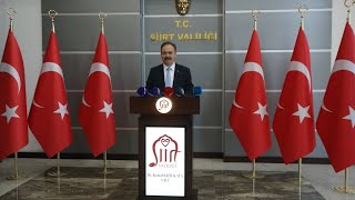 Siirt’in Yeni Valisi Kızılkaya, Göreve Başladı! İlk Açıklamalarında Ön