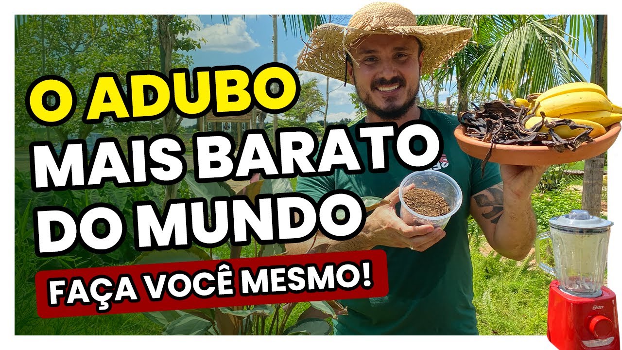 ADUBO CASEIRO mais barato do mundo | Aprenda como fazer
