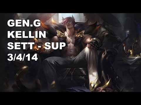 Gen.G Kellin Sup Sett vs Thresh - KR Challenger Patch 10.8