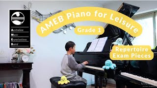 AMEB Grade 1 Piano Repertoire Pieces | Jadon