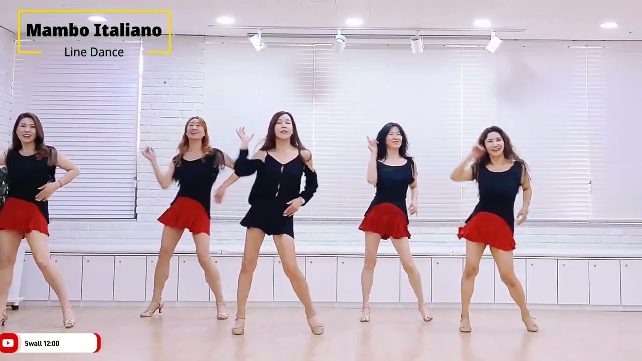 Mambo Italiano|Line Dance|| 레전드 음악👍👍👍👍