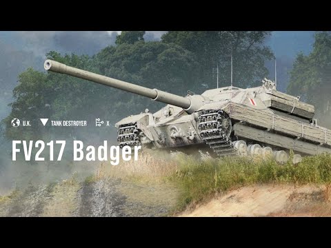 FV217 BADGER - 7K PURE DMG - ACE - WOT CONSOLE