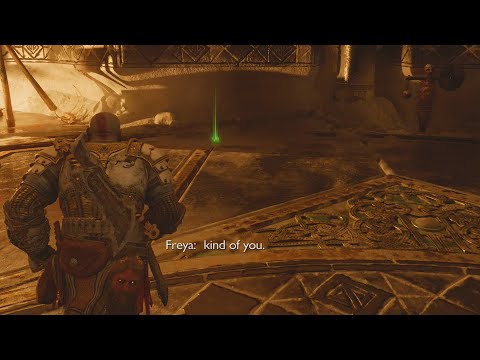Freya Is Impressed With Kratos For Saving The Wolves From Kol Raiders - God Of War: Ragnarök