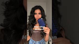 Cleaning My Hair Brushes #hairbrushes #hairtips