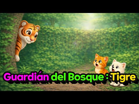 🐯 Un Tigre Amable que Ayuda a sus Amigos del Bosque | Canta con Animales