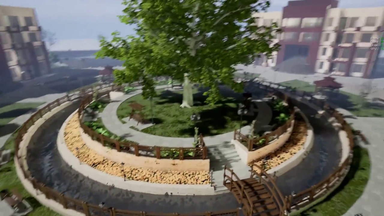 Frozen Forest Outdoor Archviz (WIP)