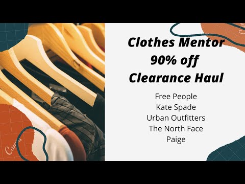 Clothes Mentor 90% off clearance haul to sell on Poshmark, eBay, Mercari, & FB Marketplace