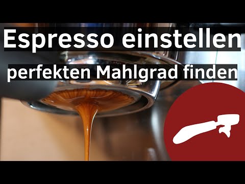 Adjusting your espresso - finding the perfect grind (coffee grinder tutorial)