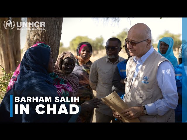 UNHCR chief meet with refugees fleeing horrors of war in Sudan