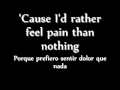 Pain- Three days grace subtitulos ingles español ...