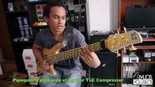 Video thumbnail for Michael Pipoquinha probando el TLC Comp. by Guitarras y Bajos Xclusivos
