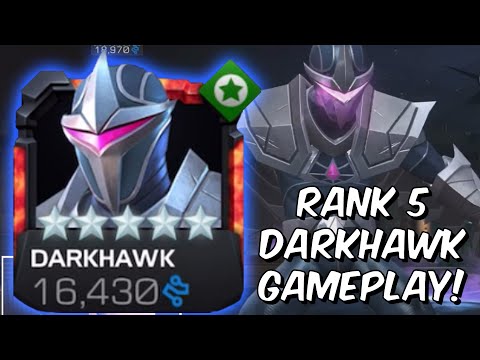 5 Star Rank 5 Darkhawk Rank Up & Gameplay! - Still A God In 2020?! - Marvel Contest of Champions