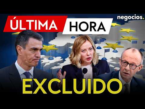 ÚLTIMA HORA | Sánchez, fuera del eje europeo: Italia y Alemania lideran la cumbre sin España
