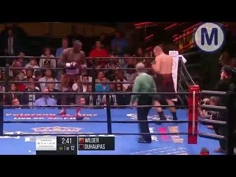 Deontay Wilder vs Johann Duhaupas Close Fight Highlights TKO HD