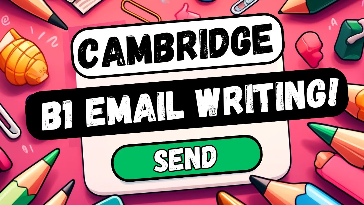 Cambridge B1 PET Writing Exam: Top tips for email writing!