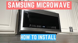 How to Install Samsung Microwave Over the Range