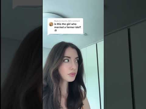 The girl who married a kpop idol?😳🇰🇷