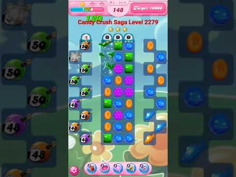 Candy Crush Saga Level 2279 ⭐⭐⭐ #shorts