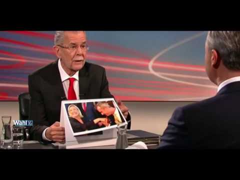 Lügner: A. Van der Bellen und N. Hofer, beschimpfen sich heftig; 01.12.2016