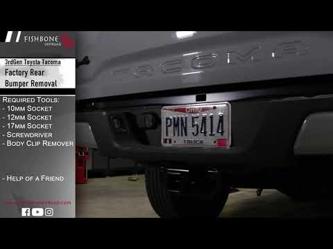 3rdGen Tacoma - Factory Rear Bumper & Hitch Removal - HOW TO